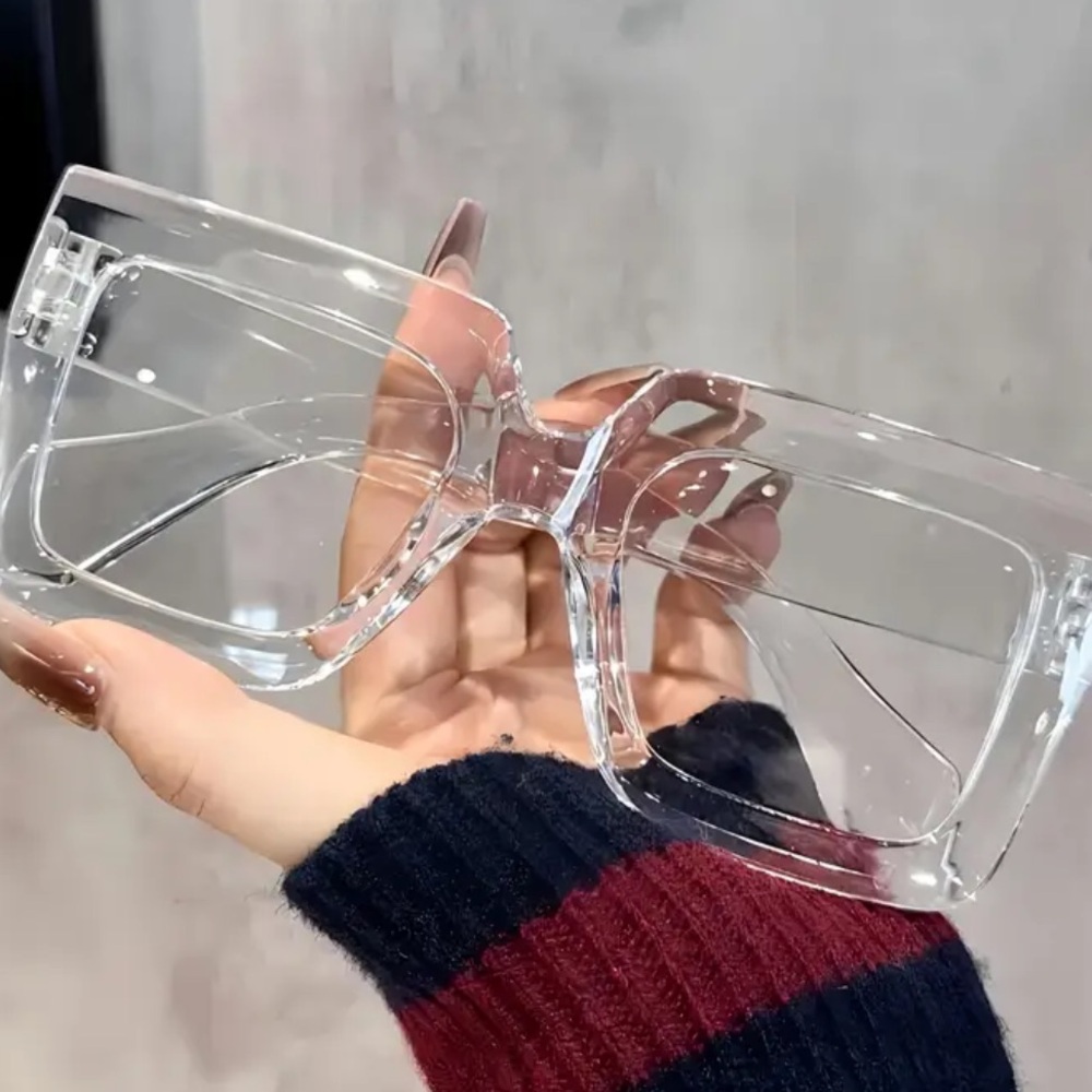 BNWOT Transparent Square Sunglasses